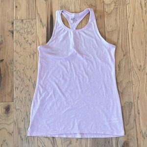Athleta Light Purple Racerback Tank Top, size S